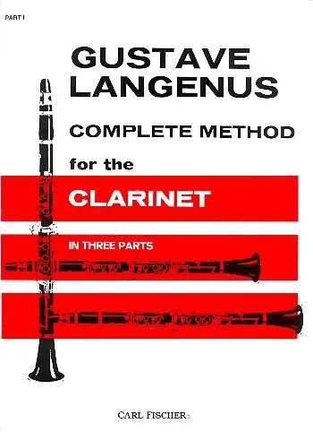 Cover: 9780825802409 | Langenus: Complete Method For Clarinet Vol. 1 | Gustave Langenus