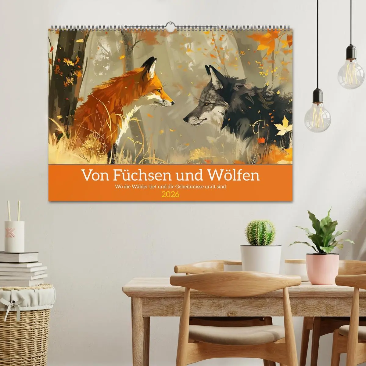 Bild: 9783457392409 | Von Füchsen und Wölfen (Wandkalender 2026 DIN A2 quer), CALVENDO...