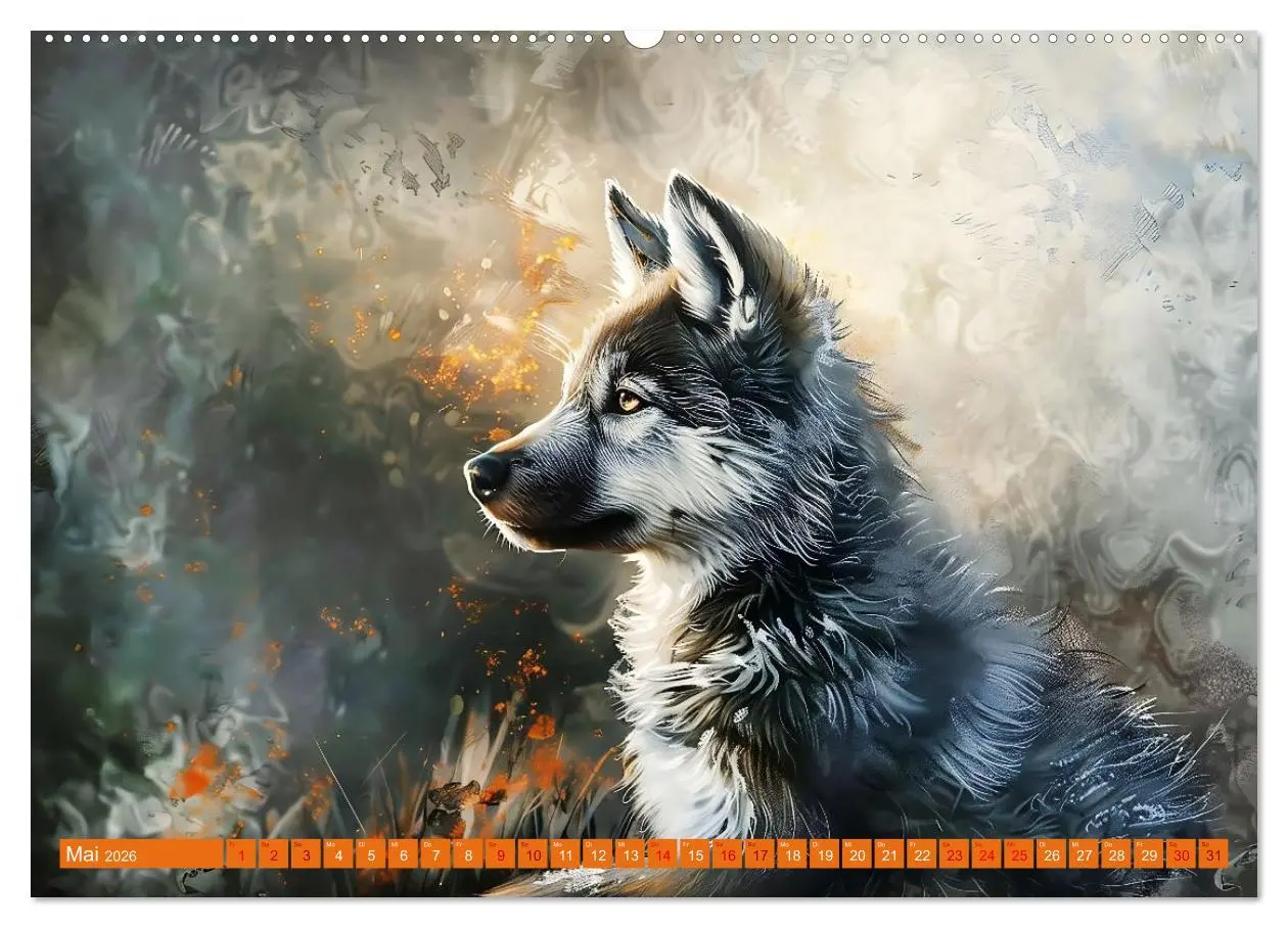Bild: 9783457392409 | Von Füchsen und Wölfen (Wandkalender 2026 DIN A2 quer), CALVENDO...