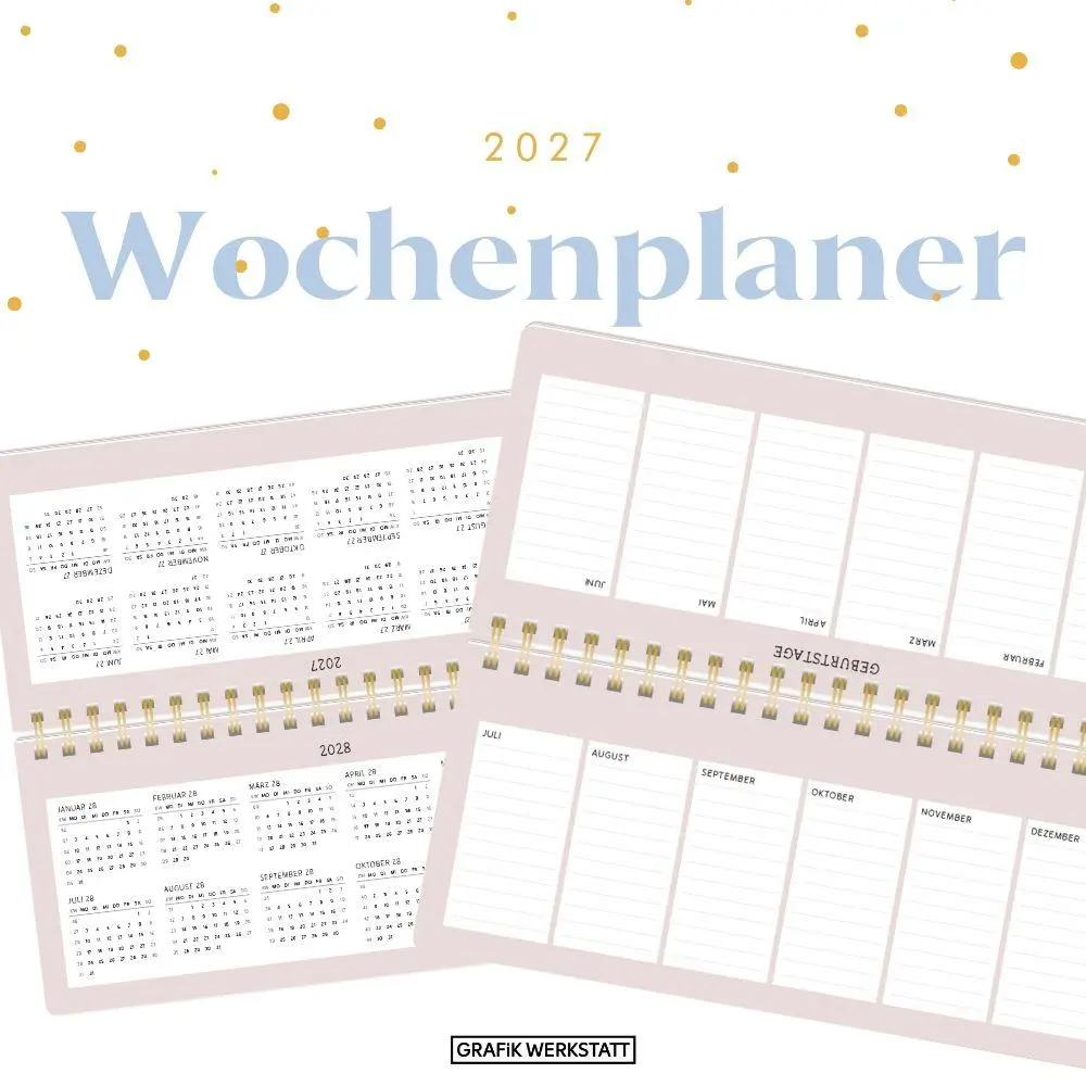 Bild: 9783986362409 | Wochenplaner 2027 Blumenmomente (mit Kalendarium) | Original | 57 S.