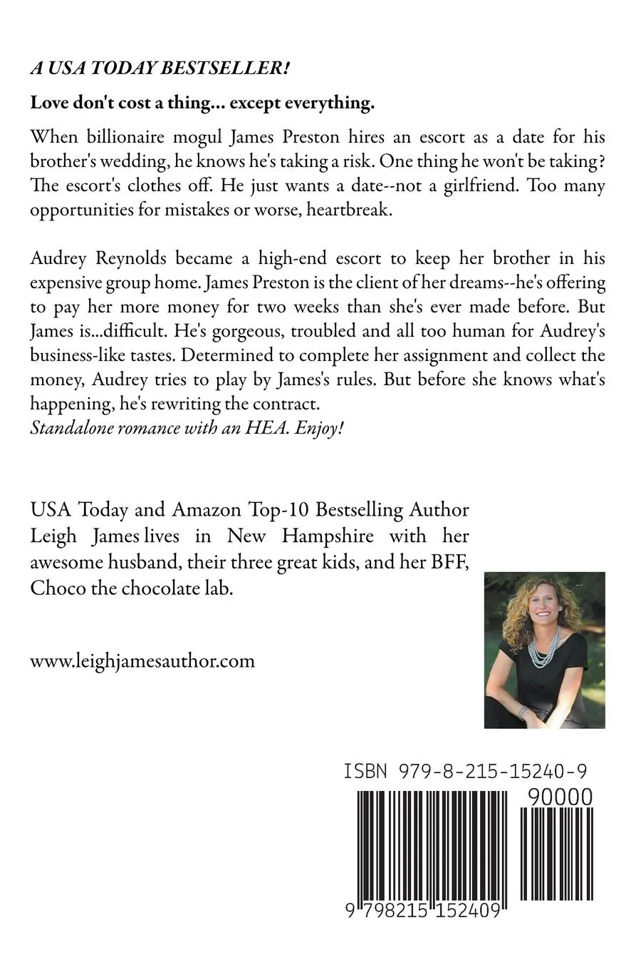 Rückseite: 9798215152409 | Escorting the Billionaire | Leigh James | Taschenbuch | Englisch