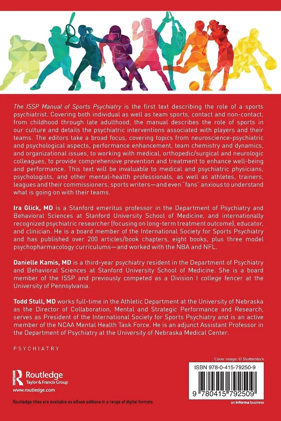Rückseite: 9780415792509 | The ISSP Manual of Sports Psychiatry | Ira D. Glick (u. a.) | Buch