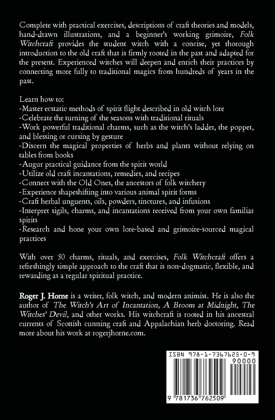 Rückseite: 9781736762509 | Folk Witchcraft | Roger J. Horne | Taschenbuch | Englisch | 2021