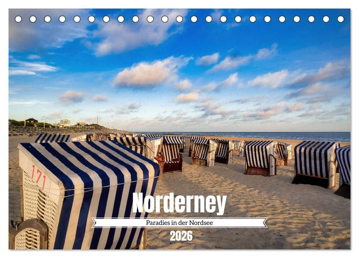 Cover: 9783457522509 | Norderney Paradies in der Nordsee (Tischkalender 2026 DIN A5 quer),...
