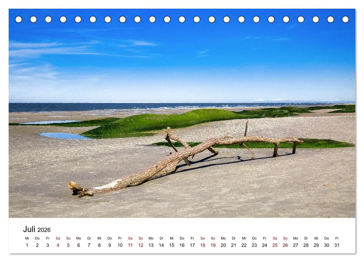 Bild: 9783457522509 | Norderney Paradies in der Nordsee (Tischkalender 2026 DIN A5 quer),...