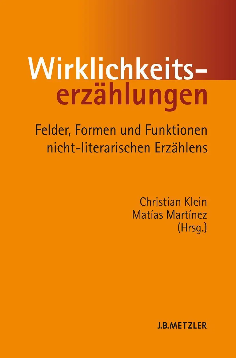 Cover: 9783476022509 | Wirklichkeitserzählungen | Matías Martínez (u. a.) | Taschenbuch | vi