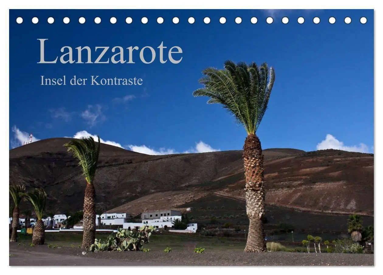 Lanzarote (Tischkalender 2027 DIN A5 quer), CALVENDO Monatskalender