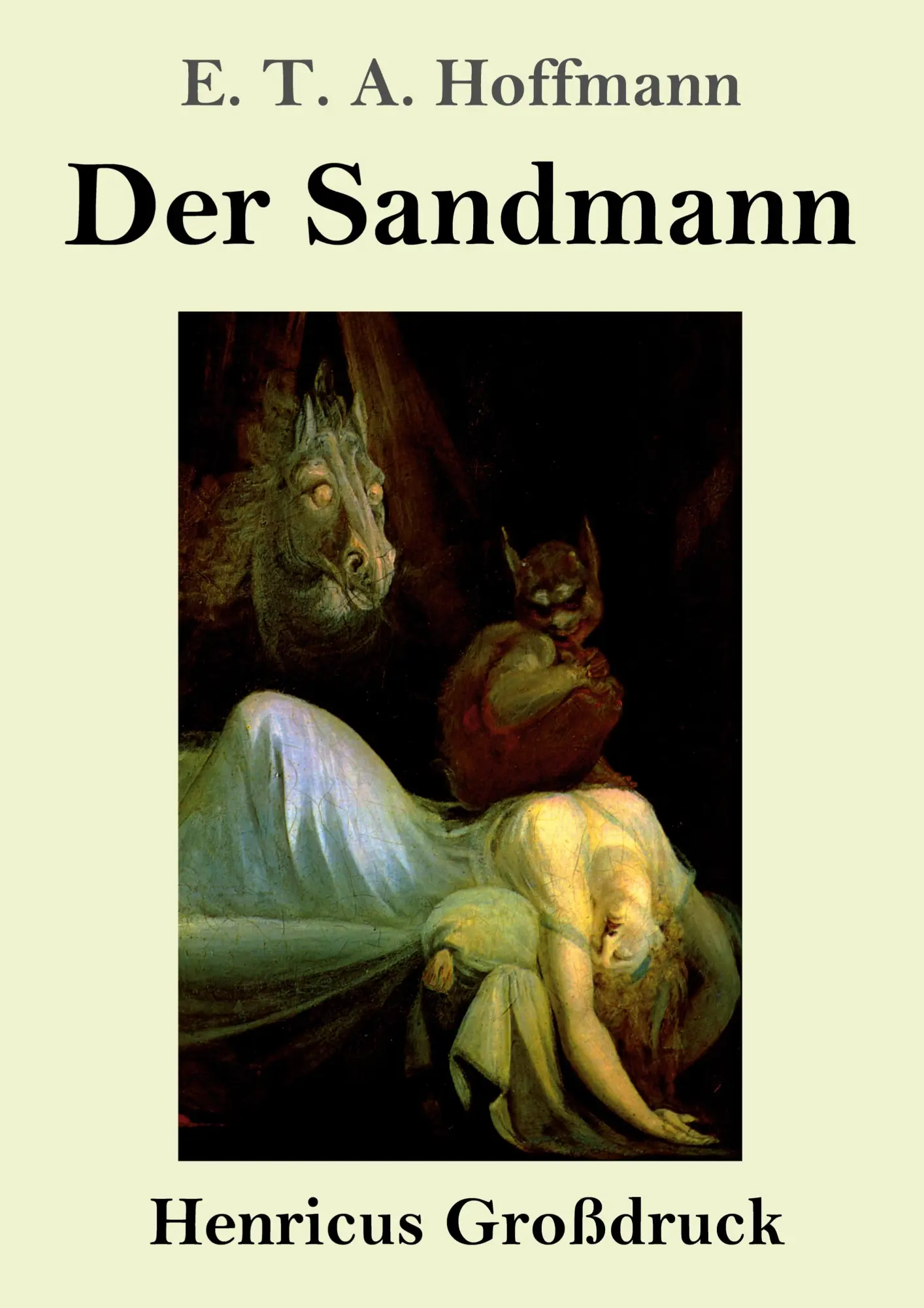 Cover: 9783847822509 | Der Sandmann (Großdruck) | E. T. A. Hoffmann | Taschenbuch | Paperback