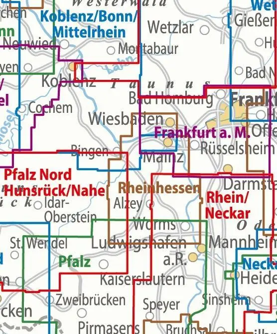 Bild: 9783969902509 | ADFC-Regionalkarte Rheinhessen, 1:50.000, mit...