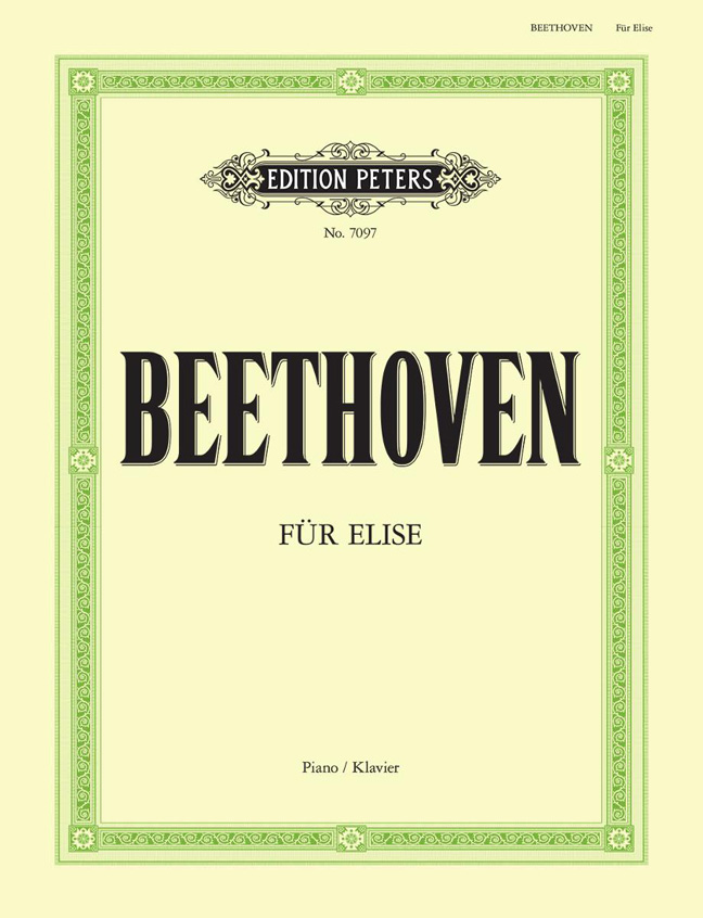 Cover: 9790577082509 | Fur Elise WoO 59 for Piano | Album Leaf or Bagatelle | Beethoven