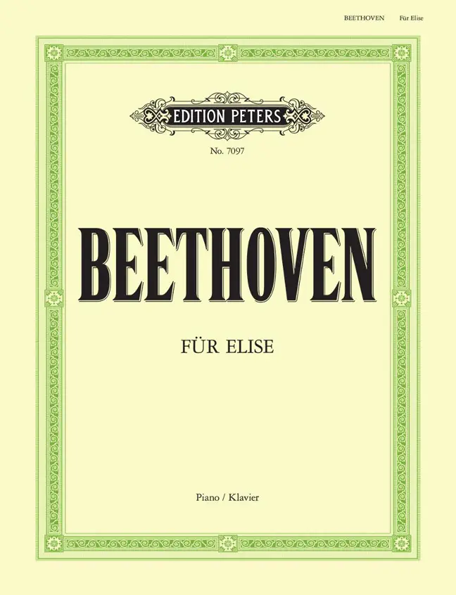 Cover: 9790577082509 | Fur Elise WoO 59 for Piano | Album Leaf or Bagatelle | Beethoven