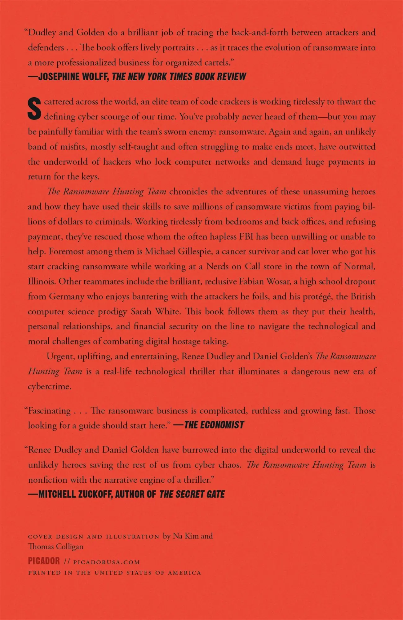 Rückseite: 9781250872609 | The Ransomware Hunting Team | Renee Dudley (u. a.) | Taschenbuch