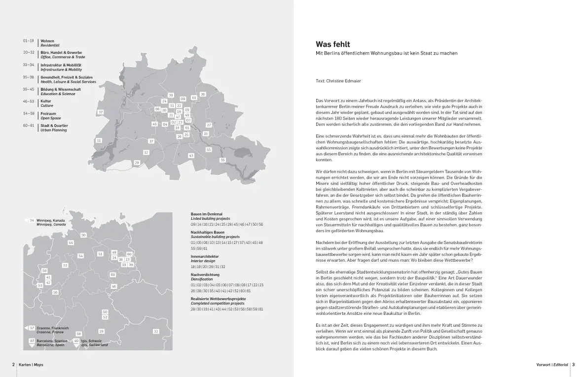 Bild: 9783037682609 | Architektur Berlin, Bd. 10 Building Berlin, Vol. 10 | Berlin | Buch