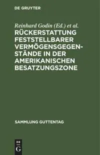 Cover: 9783111212609 | Rückerstattung feststellbarer Vermögensgegenstände in der...