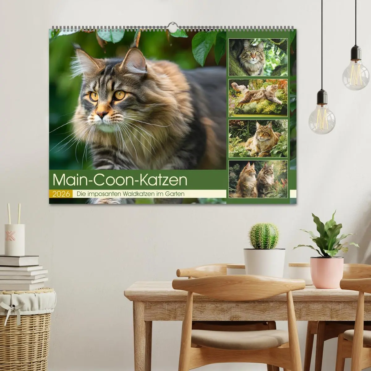 Bild: 9783457992609 | Main-Coon-Katzen. Die imposanten Waldkatzen im Garten (Wandkalender...