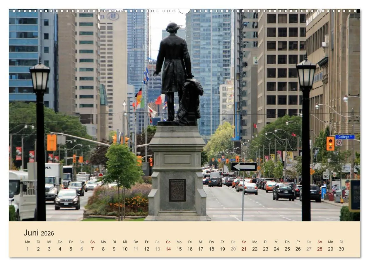 Bild: 9783516222609 | Toronto - Metropole in Ostkanada (Wandkalender 2026 DIN A2 quer),...