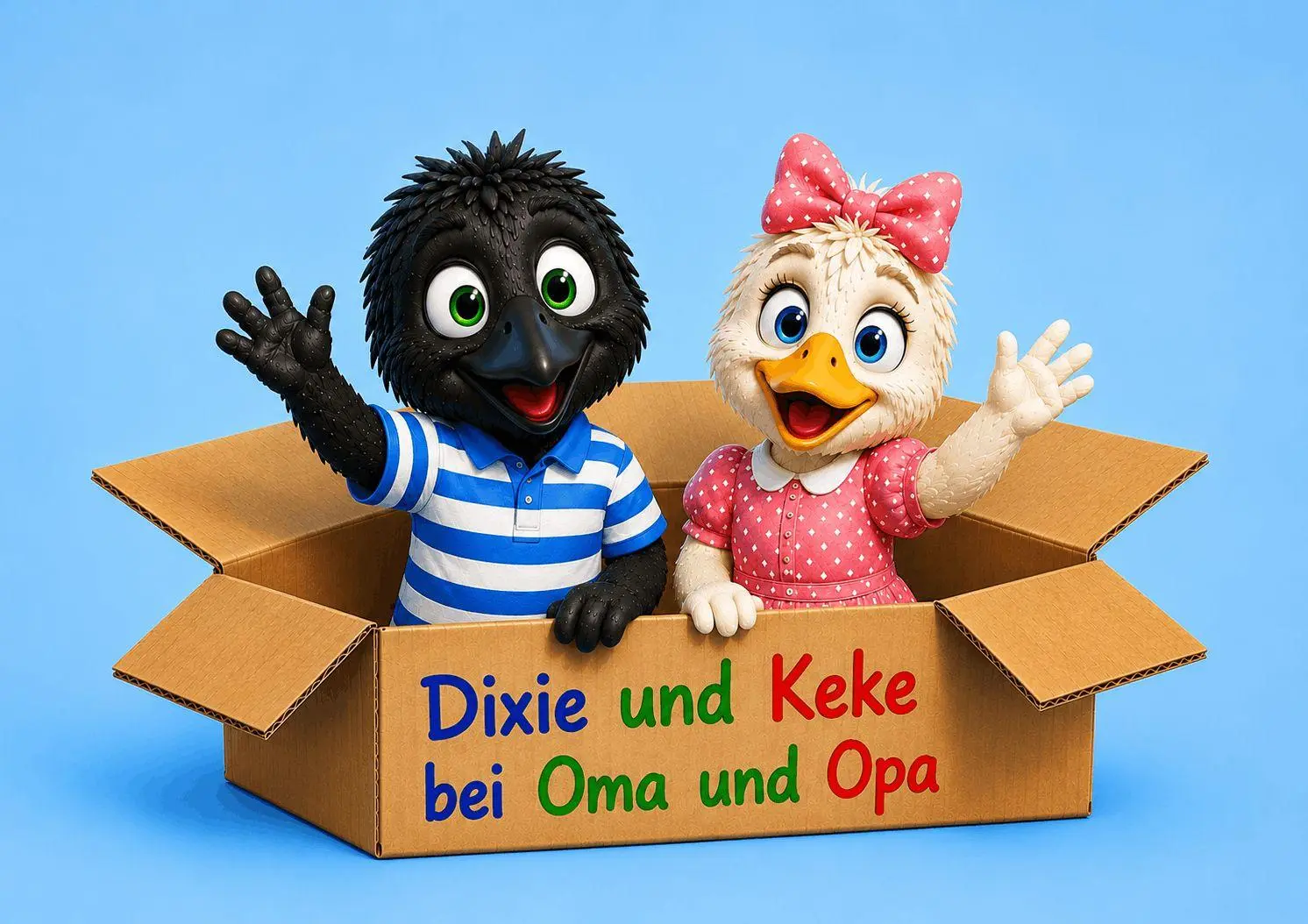 Enkel im Cartoon - bei Oma und Opa - Neuware