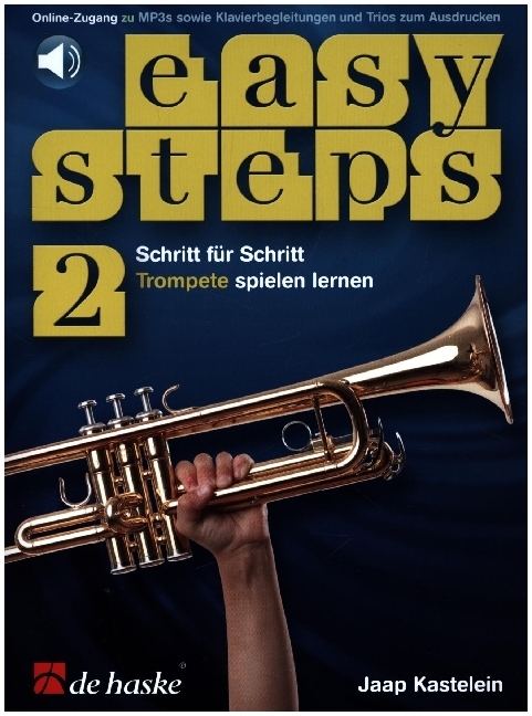 Cover: 9789043162609 | Easy Steps 2 Trompete (DE) | Mit Media-Online | Jaap Kastelein | Buch