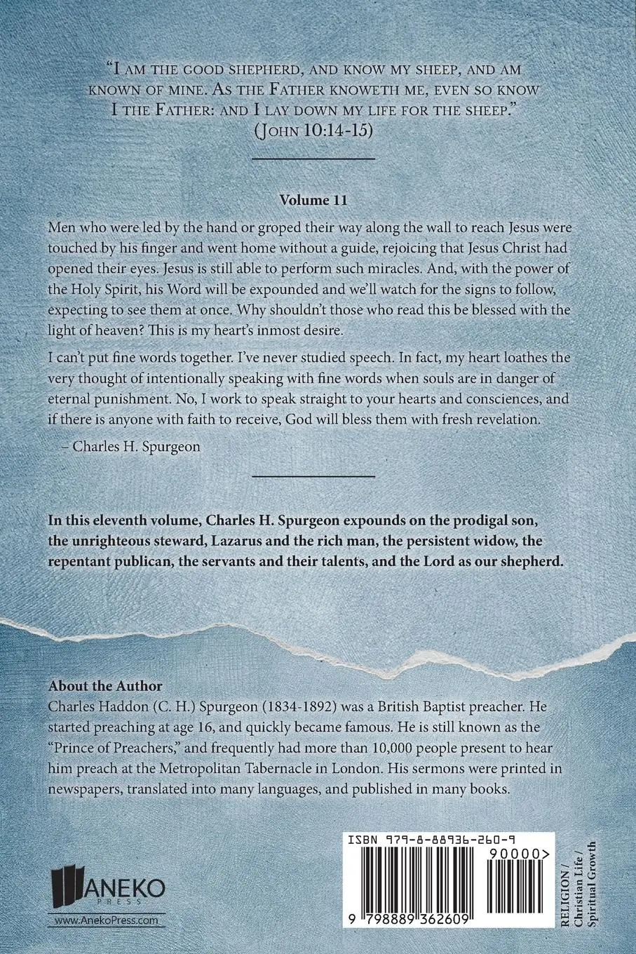 Rückseite: 9798889362609 | Life in Christ Vol 11 | Lessons from Our Lord's Miracles and Parables