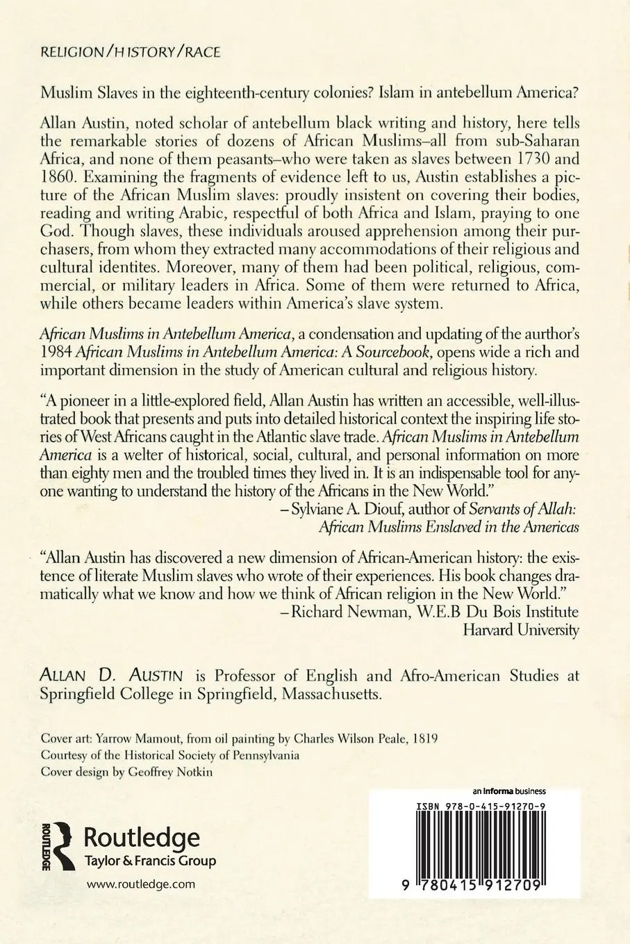Rückseite: 9780415912709 | African Muslims in Antebellum America | Allan D. Austin | Taschenbuch