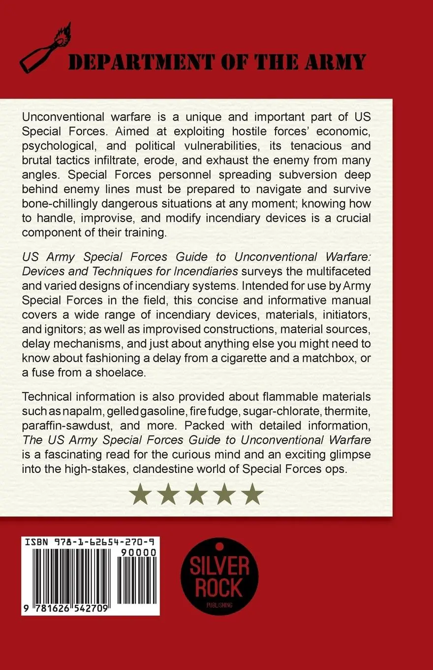 Rückseite: 9781626542709 | U.S. Army Special Forces Guide to Unconventional Warfare | Army | Buch