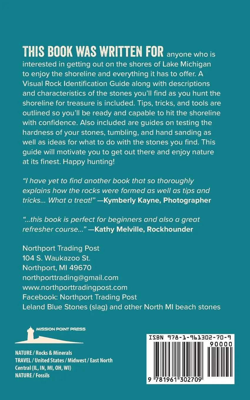 Rückseite: 9781961302709 | Rockhounding | A Beginner's Guide to Rock Hunting Around Lake Michigan