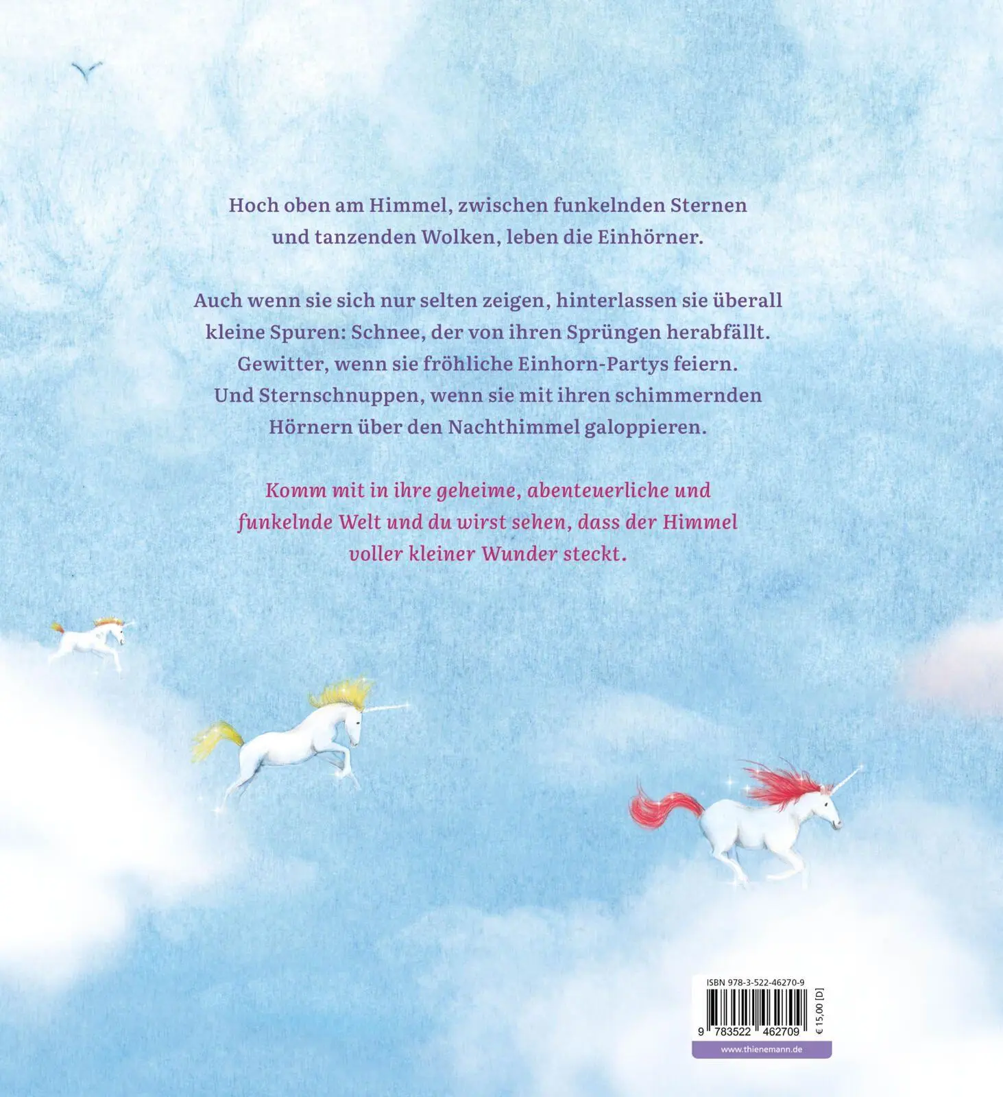 Rückseite: 9783522462709 | Das geheime Leben der Einhörner | Jenni Desmond | Buch | 32 S. | 2026