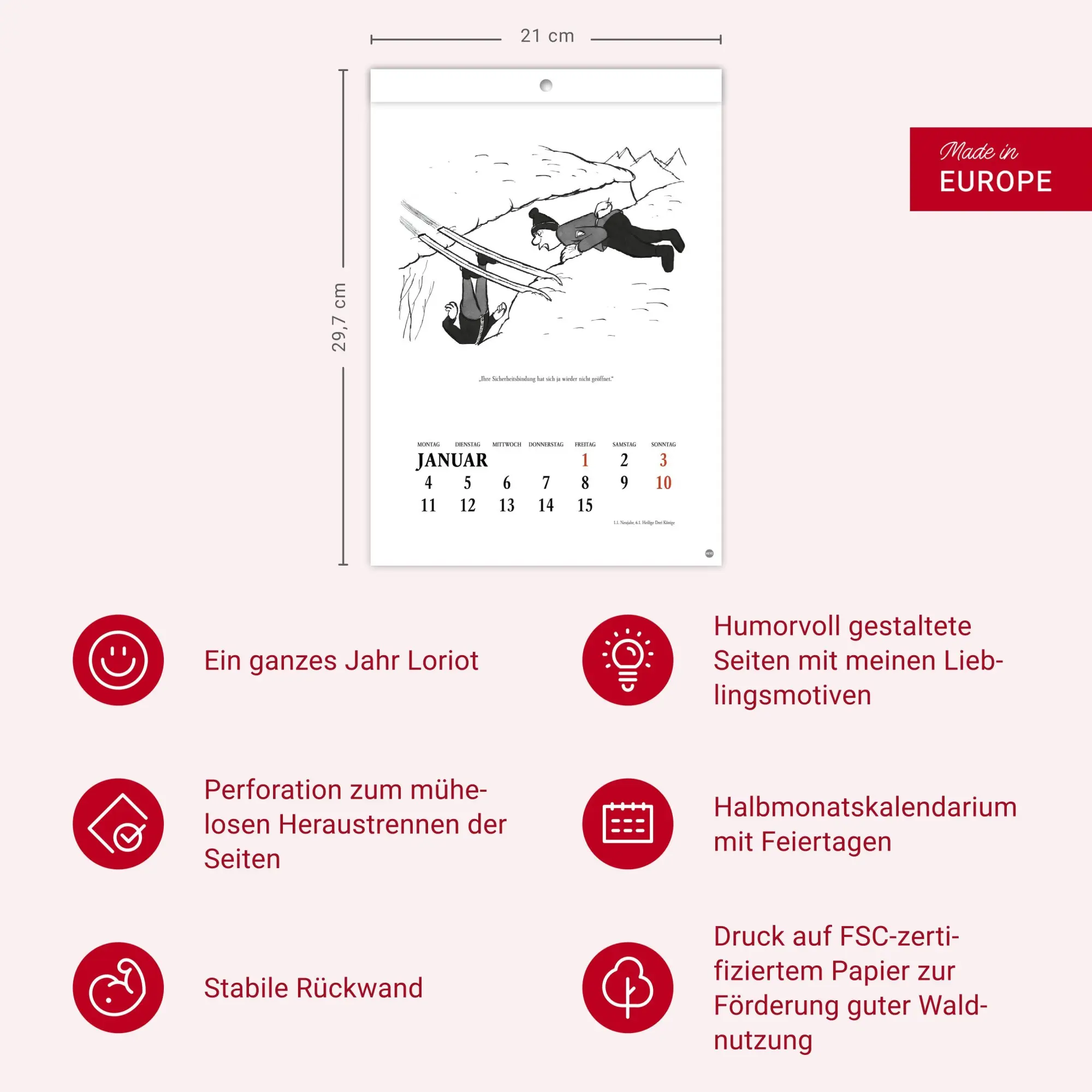 Bild: 9783756412709 | Loriot Heile Welt Halbmonatskalender 2027 | Loriot | Kalender | 25 S.