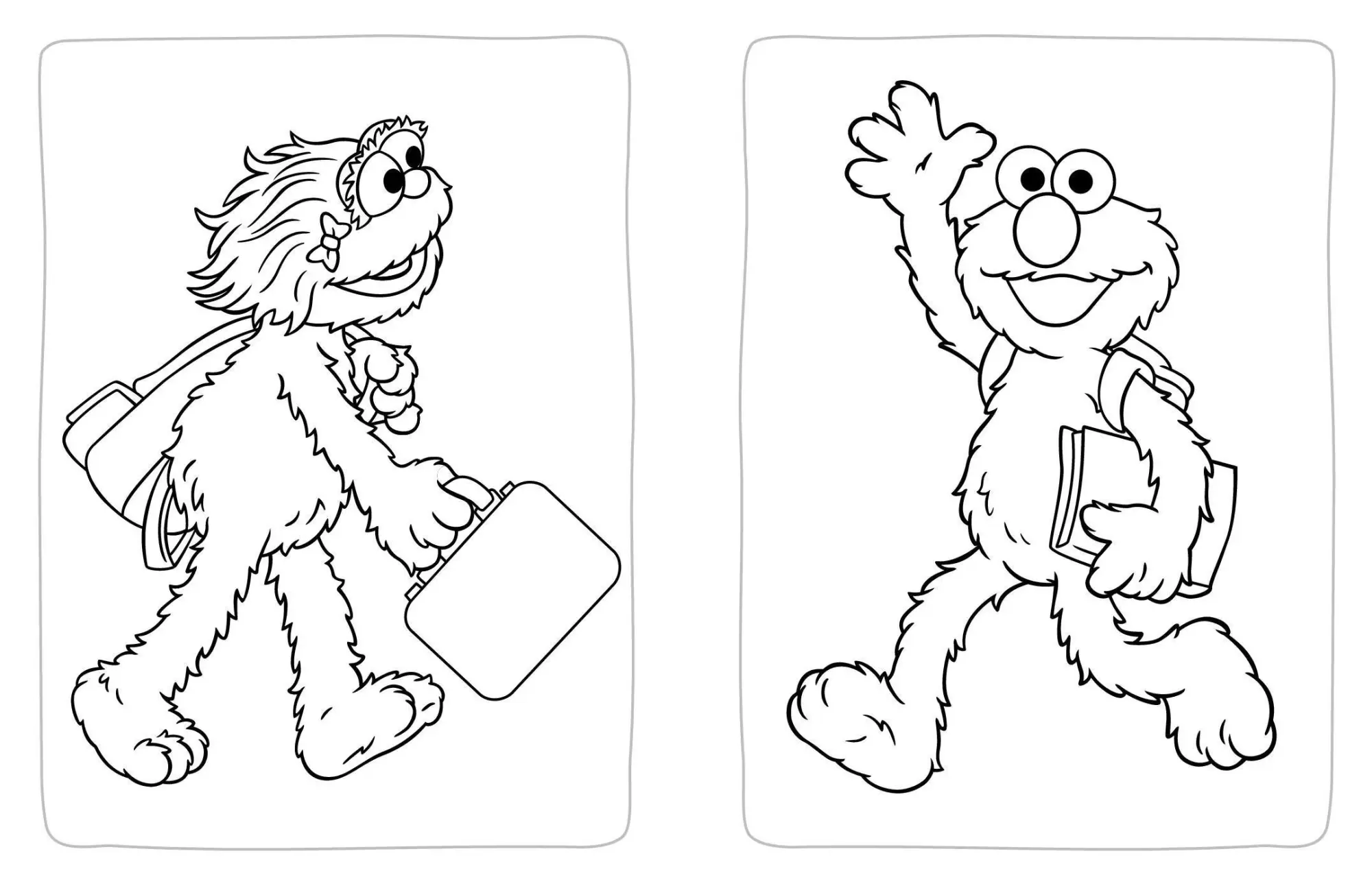 Bild: 9783849952709 | Malbuch Sesamstraße | Mit lustigen Stickern I Ab 3 Jahren | Buch