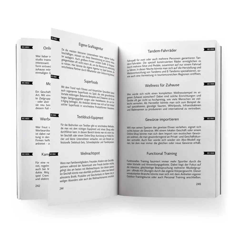 Bild: 9783951992709 | Das Buch der 1000 Geschäftsideen | Marco Perner | Taschenbuch | 314 S.