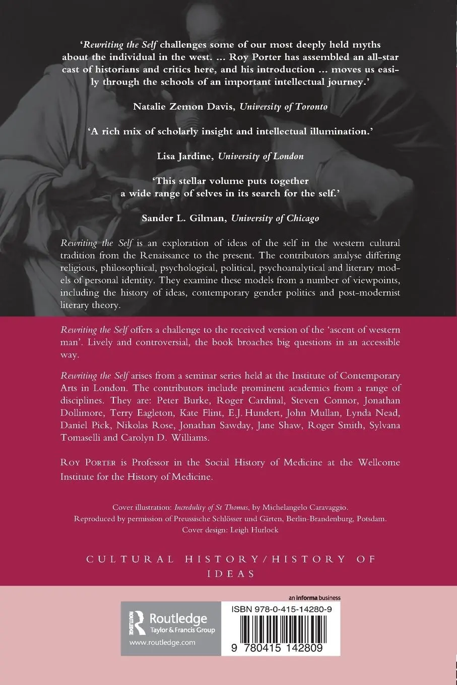 Rückseite: 9780415142809 | Rewriting the Self | Histories from the Middle Ages to the Present