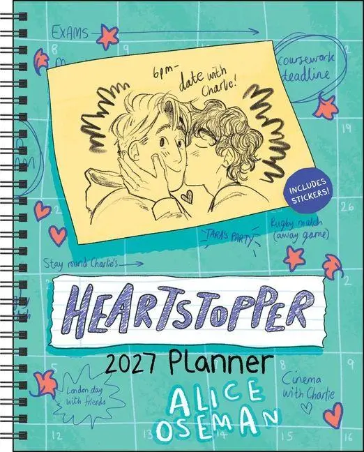 Cover: 9781419792809 | Heartstopper 12-Month 2027 Weekly/Monthly Planner Calendar with...