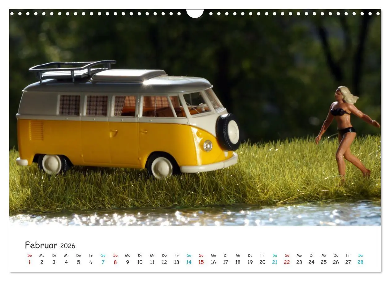 Bild: 9783457352809 | Autos auf der Modellbahn (Wandkalender 2026 DIN A3 quer), CALVENDO...