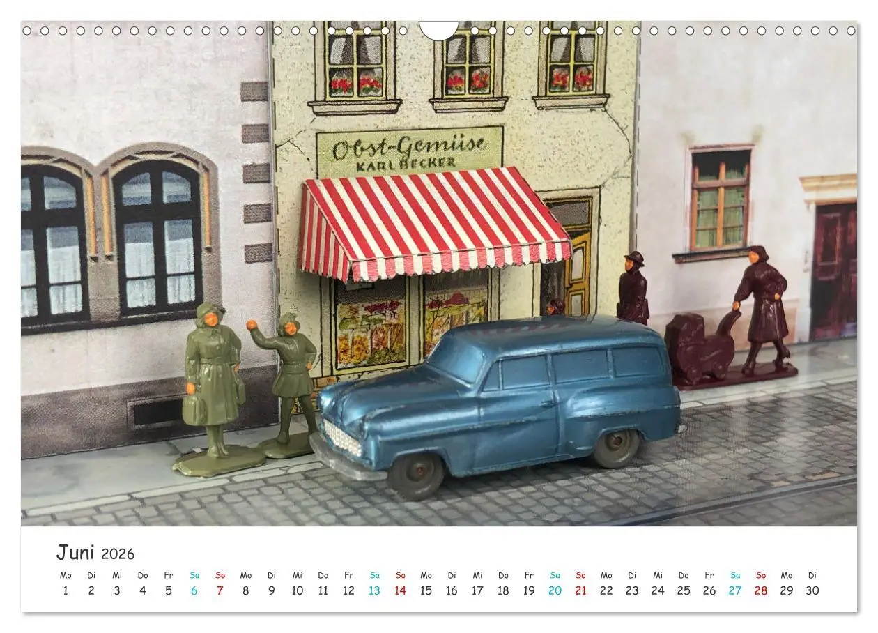 Bild: 9783457352809 | Autos auf der Modellbahn (Wandkalender 2026 DIN A3 quer), CALVENDO...