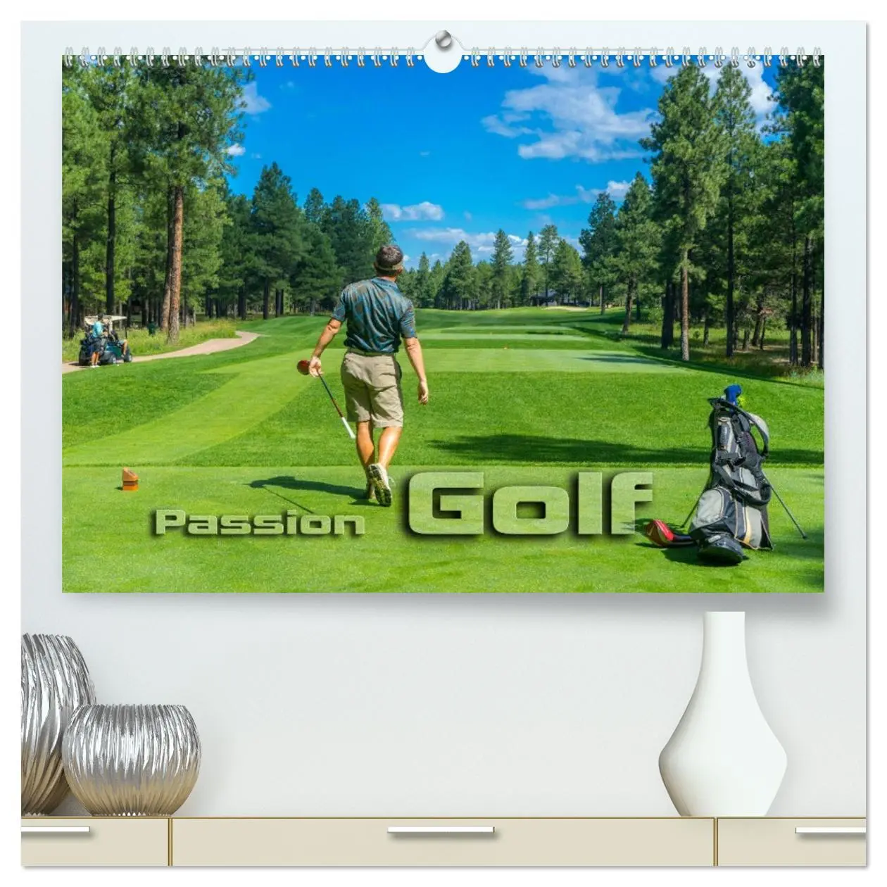 Cover: 9783457732809 | Passion Golf (hochwertiger Premium Wandkalender 2026 DIN A2 quer),...