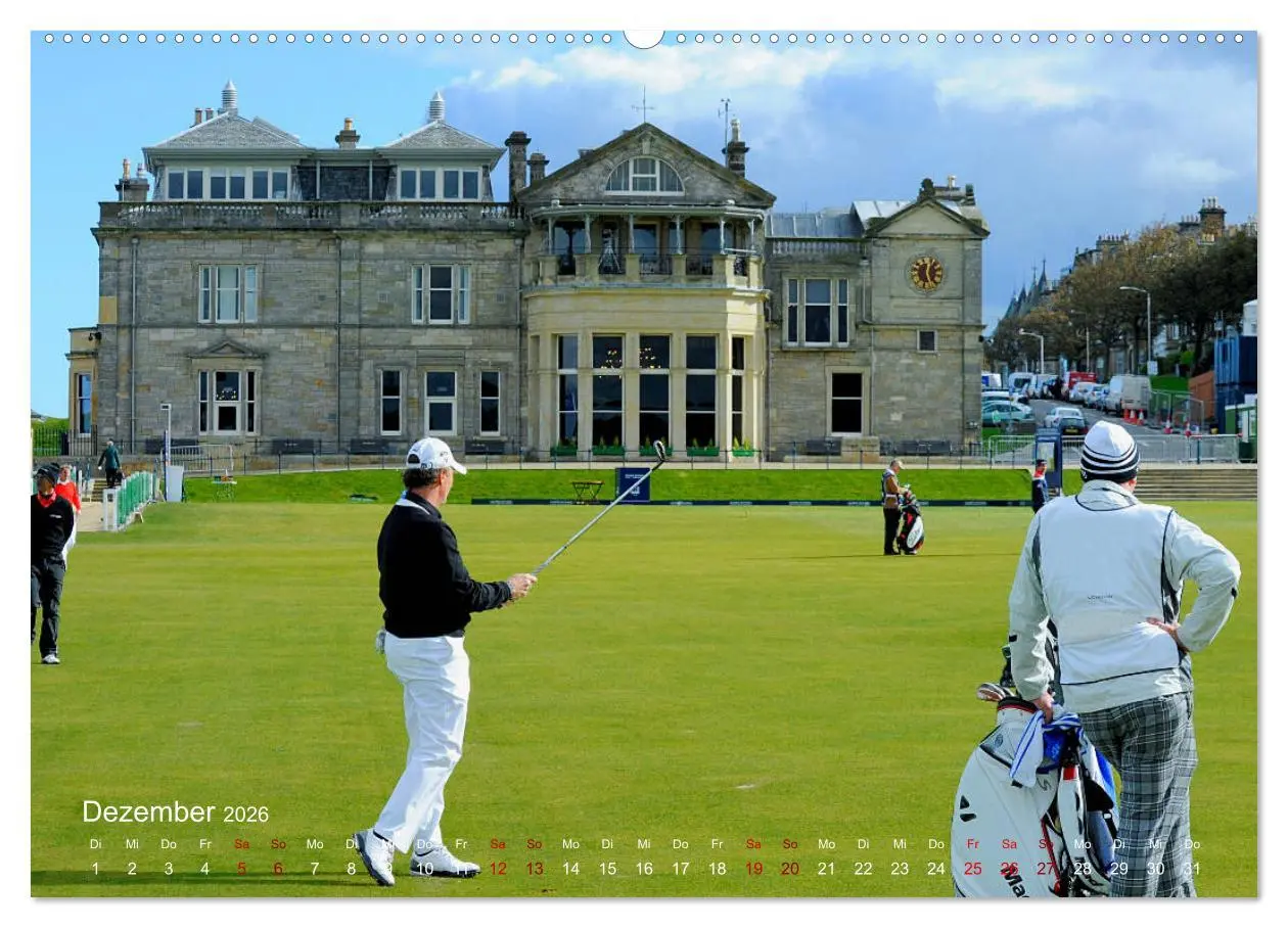 Bild: 9783457732809 | Passion Golf (hochwertiger Premium Wandkalender 2026 DIN A2 quer),...