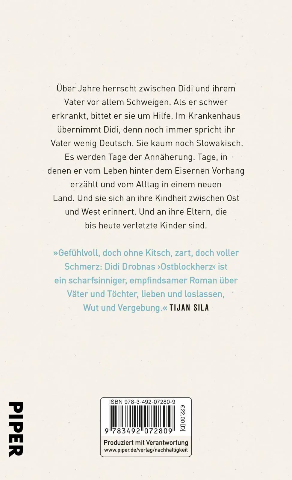 Rückseite: 9783492072809 | Ostblockherz | Didi Drobna | Buch | 176 S. | Deutsch | 2025
