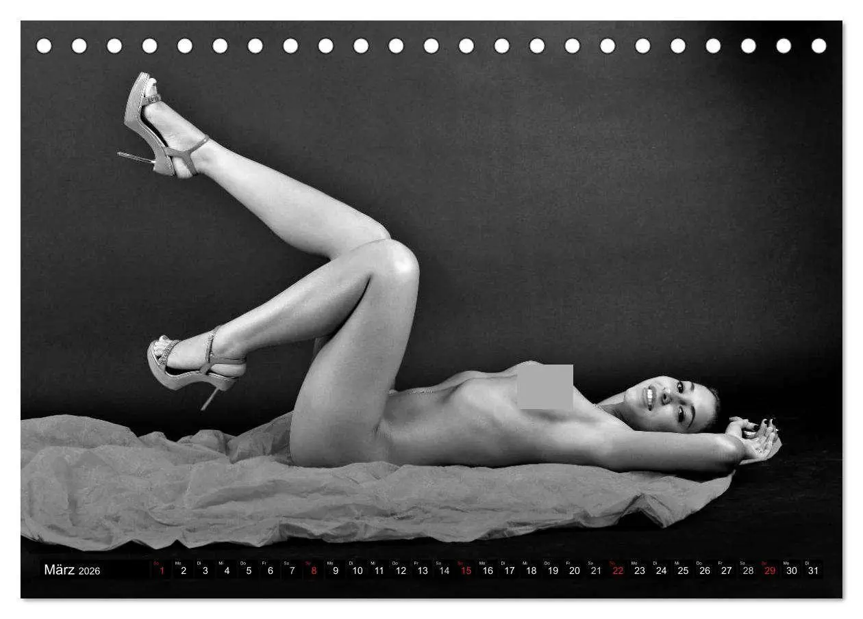 Bild: 9783516062809 | Akt Studien (Tischkalender 2026 DIN A5 quer), CALVENDO Monatskalender