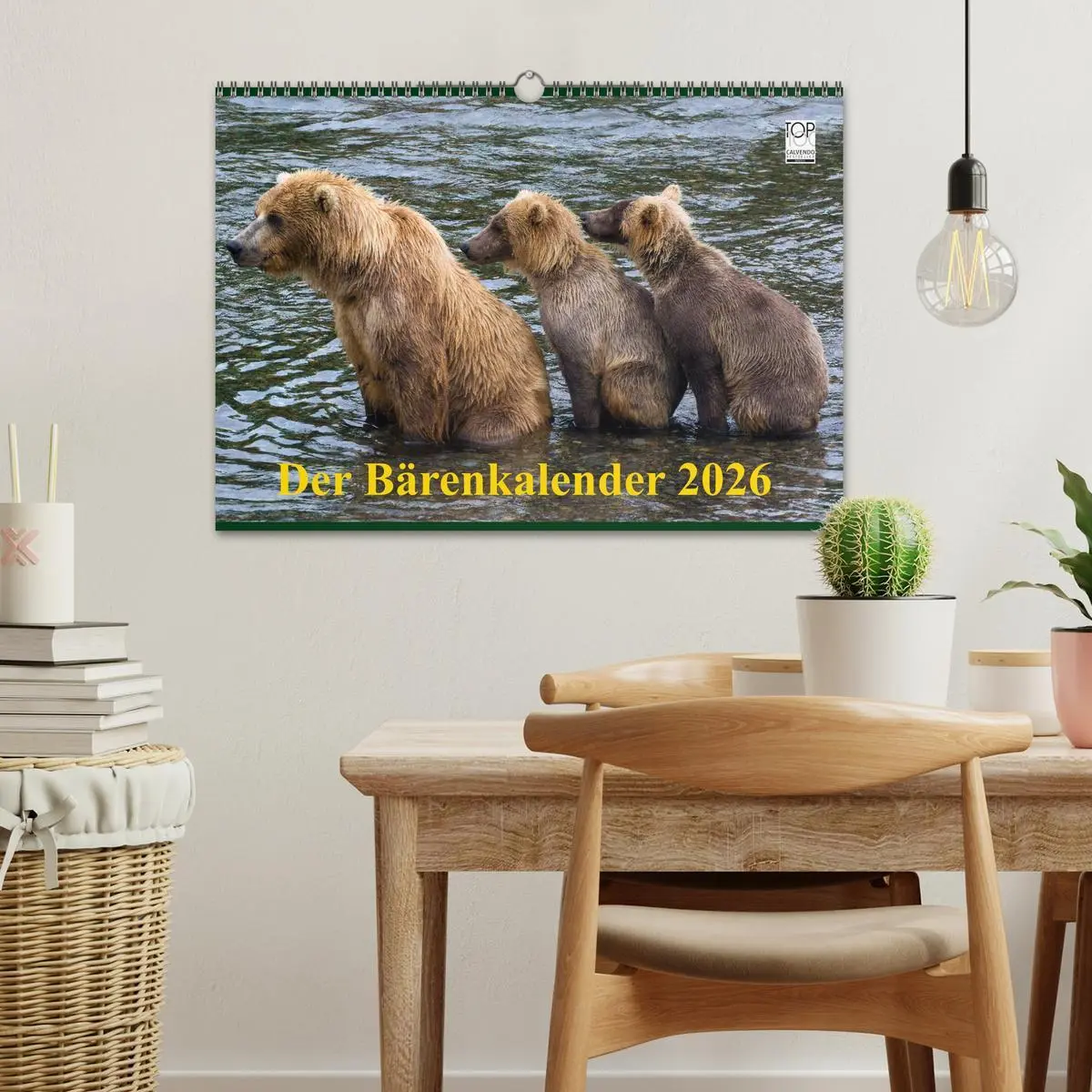 Bild: 9783516202809 | Der Bärenkalender 2026 (Wandkalender 2026 DIN A3 quer), CALVENDO...