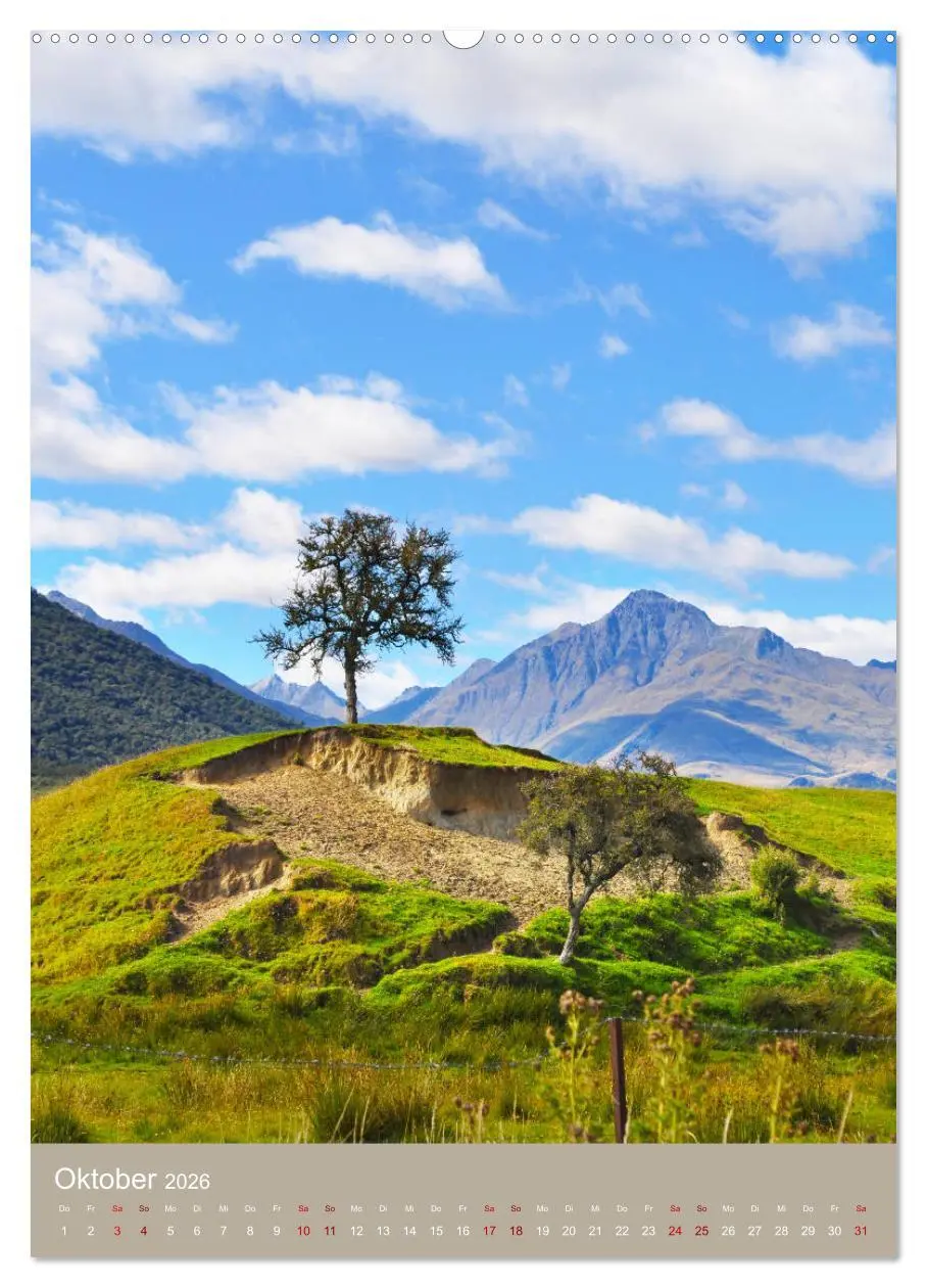 Bild: 9783516372809 | Erleben Sie mit mir das beeindruckende Neuseeland (Wandkalender...