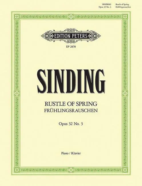 Cover: 9790014012809 | Fruhlingsrauschen Op.32/3 | Christian Sinding | Taschenbuch | Buch