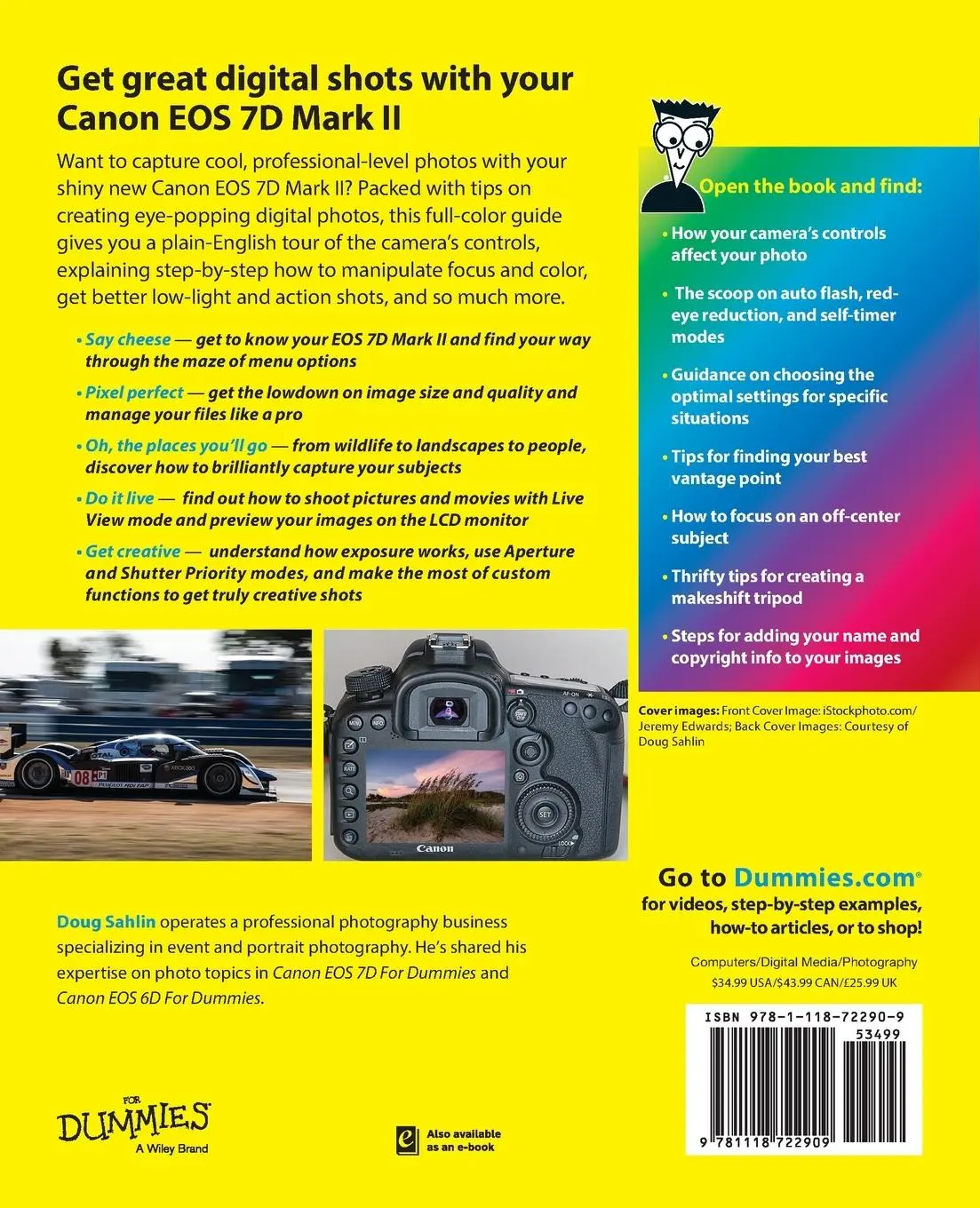 Rückseite: 9781118722909 | Canon EOS 7d Mark II for Dummies | Doug Sahlin | Taschenbuch | 2015