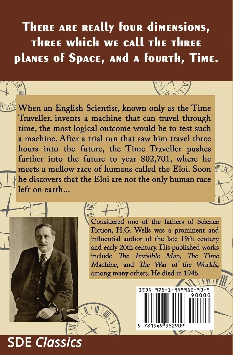 Rückseite: 9781949982909 | The Time Machine | H. G. Wells | Taschenbuch | Kartoniert / Broschiert