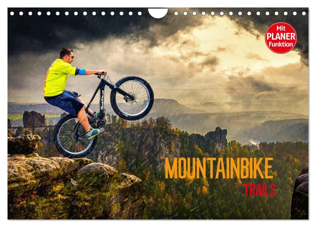 Cover: 9783457962909 | Mountainbike Trails (Wandkalender 2026 DIN A4 quer), CALVENDO...