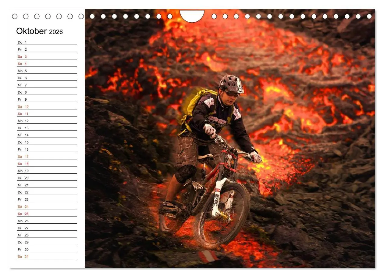 Bild: 9783457962909 | Mountainbike Trails (Wandkalender 2026 DIN A4 quer), CALVENDO...