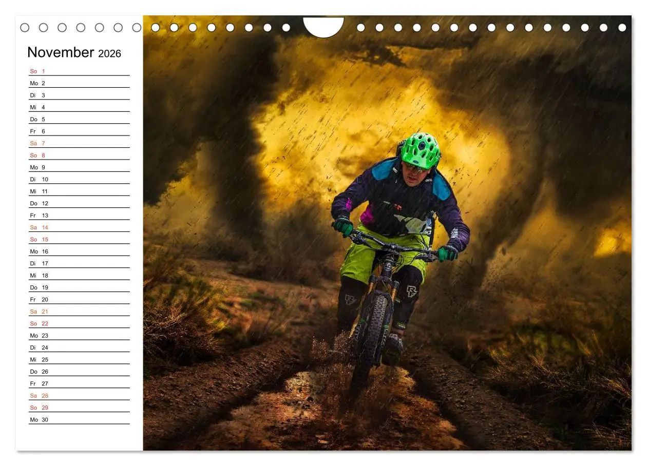 Bild: 9783457962909 | Mountainbike Trails (Wandkalender 2026 DIN A4 quer), CALVENDO...