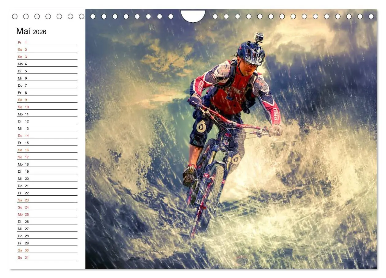Bild: 9783457962909 | Mountainbike Trails (Wandkalender 2026 DIN A4 quer), CALVENDO...