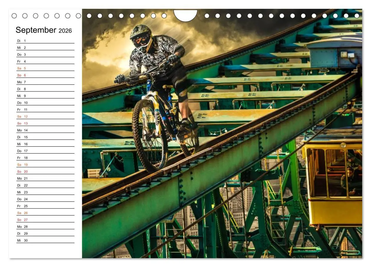 Bild: 9783457962909 | Mountainbike Trails (Wandkalender 2026 DIN A4 quer), CALVENDO...