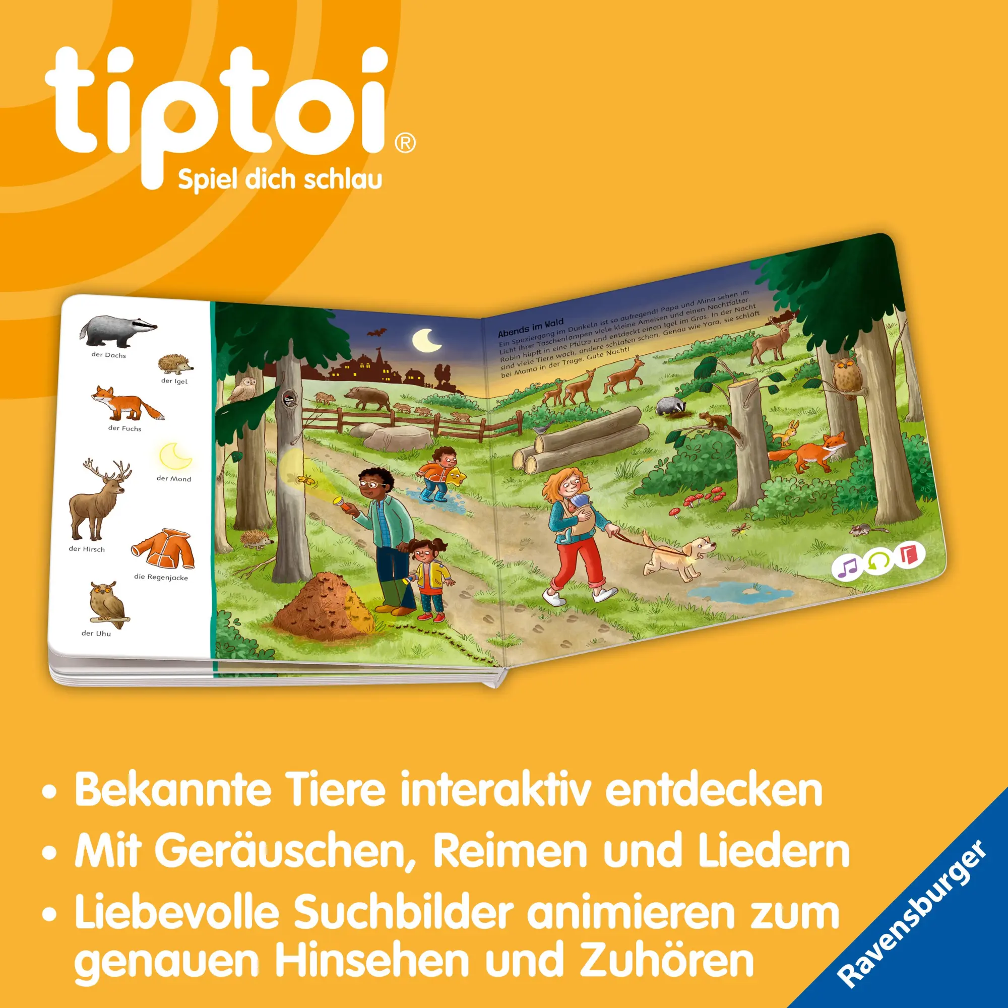 Bild: 9783473492909 | tiptoi® Suchen und Entdecken - Meine Tiere | Sandra Grimm | Buch