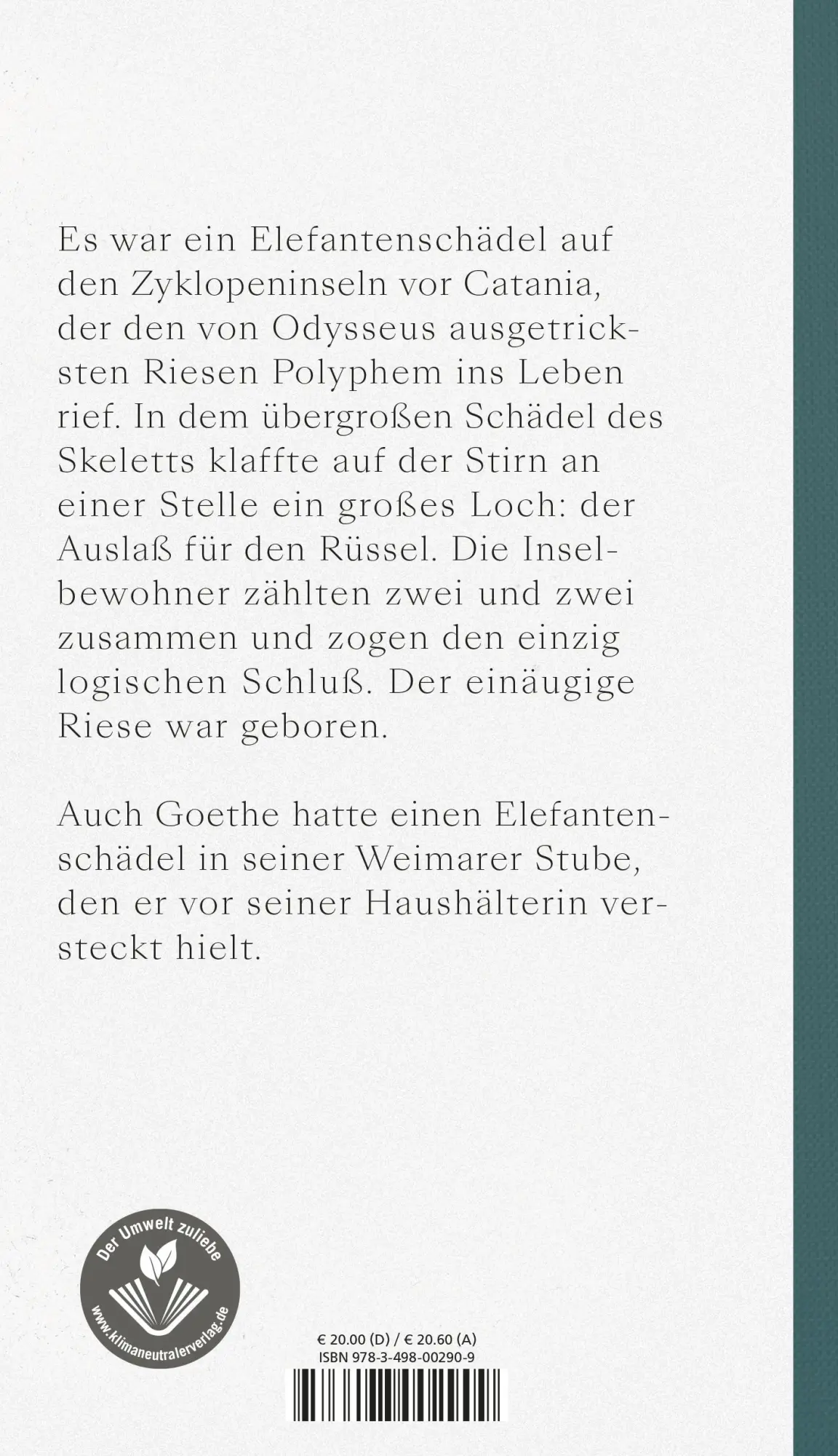 Rückseite: 9783498002909 | Fliegenpapier | Vermischte Notizen | Michael Maar | Buch | 128 S.